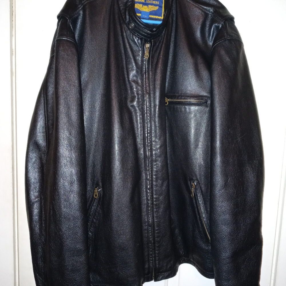 (2)100% LEATHER JACKETS
